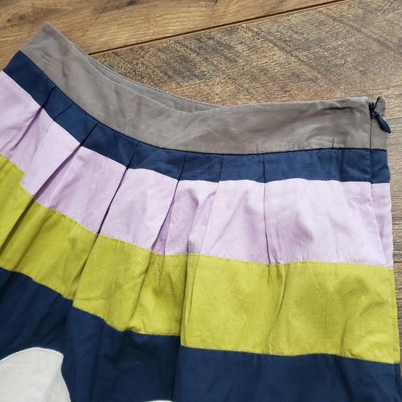 Boden Multi-Color Mini Skirt - Picture 4 of 9